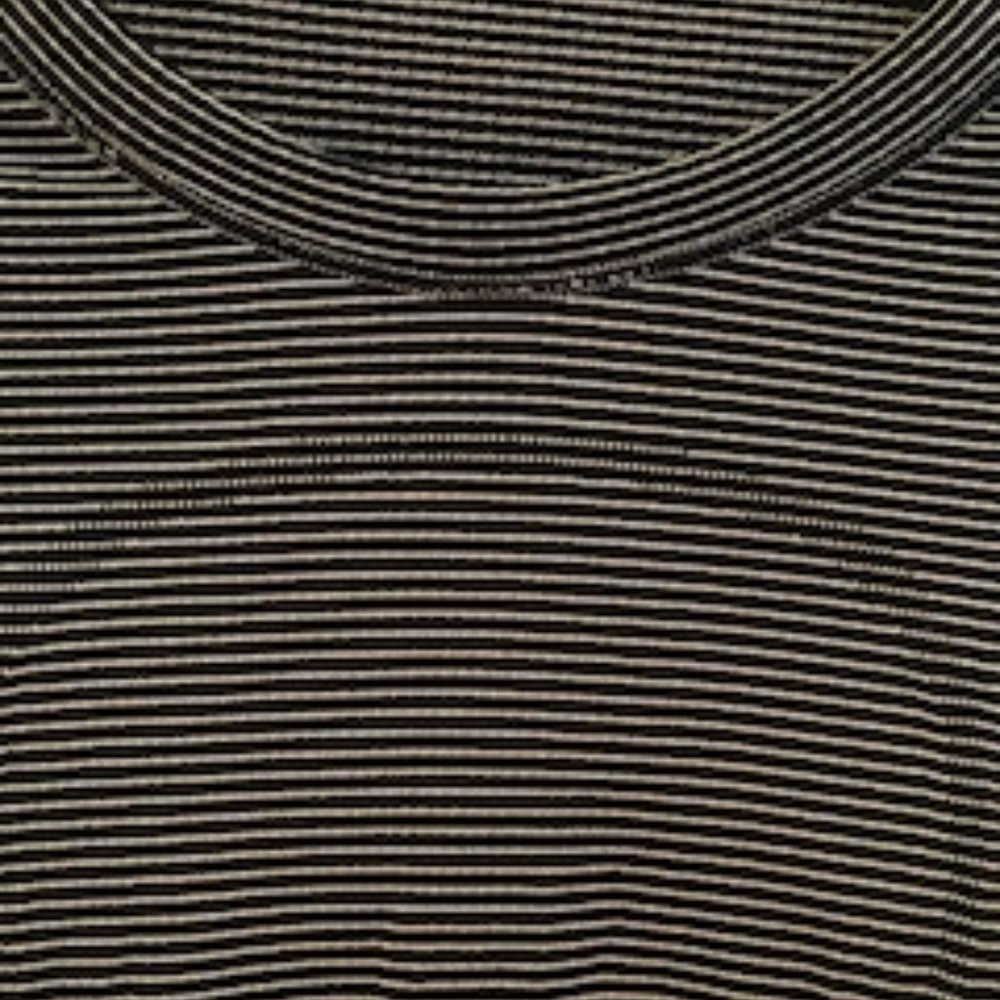 Lululemon Tech Short Sleeve Shirt. Size 0. Black & White thin stripes.
